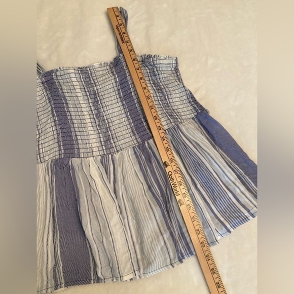 Torrid Blue Striped Gauze Smocked
Cami - Picture 4 of 7